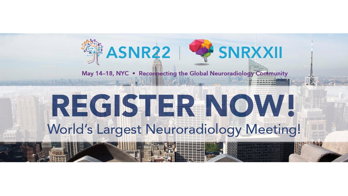 TheASNR's tweet photo. Welcome Reception 👋 Reunion Night 🚩 Lunch meetups  🍔 Broadway play meet-ups 🎼All this and more is planned for #ASNR22 &amp; #SNRXXII this May! Take advantage of Early Bird rates/no-risk registration when you book now.  https://t.co/2hnvGum4cI 
#neurorad #MedEd #RasRed https://t.co/UVvIXD0iRk