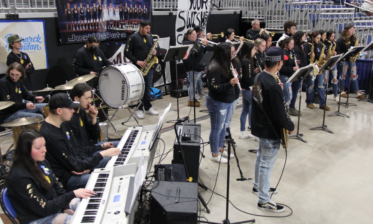 WEST REGION BASKETBALL
It's an official WDA tournament now!
TMCHS Belcourt pep band is in the building!
#wdapride