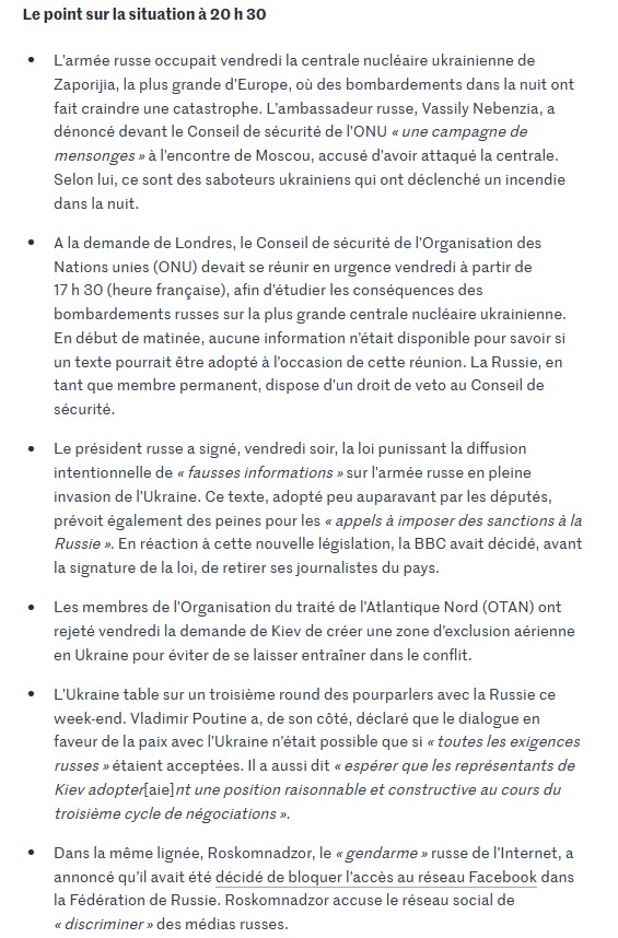 lemondefr's tweet photo. EN DIRECT | 

Le point sur la situation à 20 h 30, vendredi soir https://t.co/3CXNF1eY0x https://t.co/1Bur696hAh