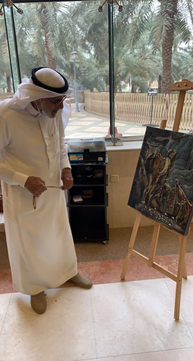 pnsocialcenter's tweet photo. تشرف مركز الأميرة نورة اليوم في ختام ملتقى الفن بزيارة الفنان التشكيلي الكبير أ.صالح النقيدان وأ.محمد صالح النقيدان؛ كما تشرف المركز بزيارة أ.إبراهيم البوردي رئيس لجنة الفنون في جمعية الثقافة والفنون ببريده سابقاً حيث أثنوا على لوحات الفنانات المشاركات وعلى القائمين على الملتقى. https://t.co/0NCSivgtri