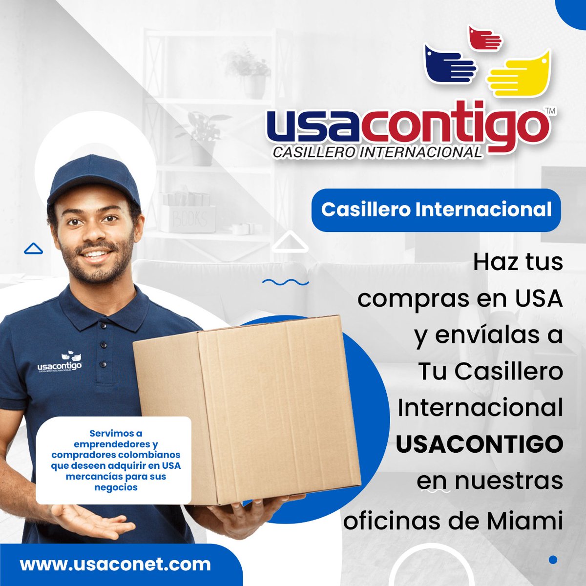 usacontigo's tweet photo. Sabemos que en el exterior consigues todo lo que necesitas, por eso en USACONTIGO te ofrecemos el servicio de casillero internacional para poner el mundo al alcance de tus manos! 

Crea tu casillero gratis! Sigue los pasos en nuestra pagina web

#USAContigo #Envios #Casillero https://t.co/3CCLFLxV6O