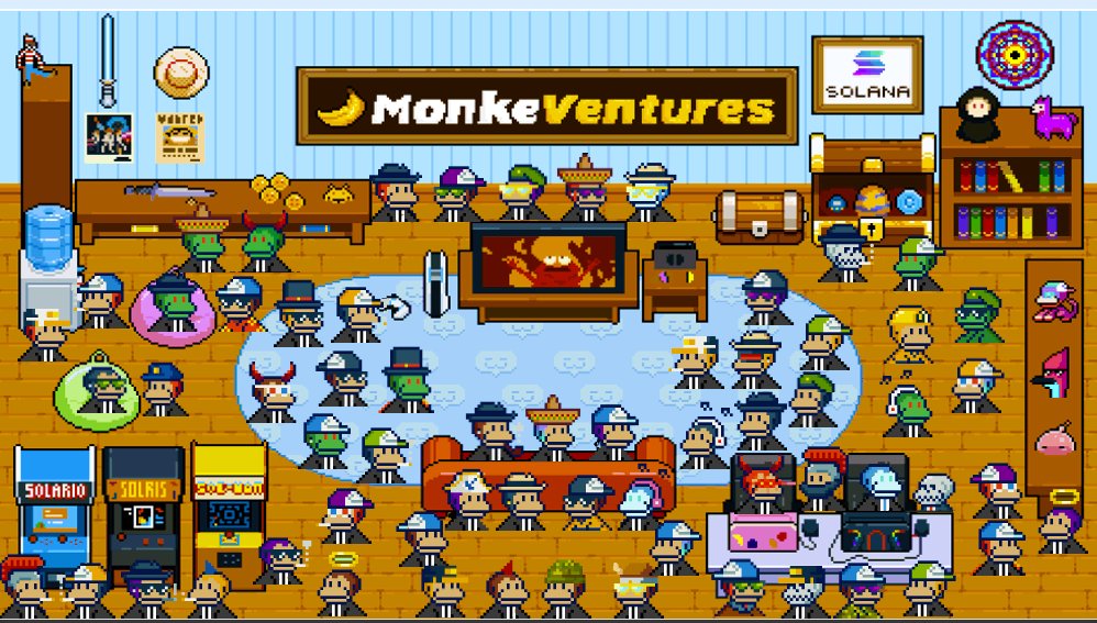 Chillchat is so happy to announce and welcome <a href="/MonkeVentures/">MonkeVentures</a>! 🥳 

We're excited to see all the Monkes come to life in Chillchat -- We have a feeling they might be up to some mischief 👀🍌 #NFTs