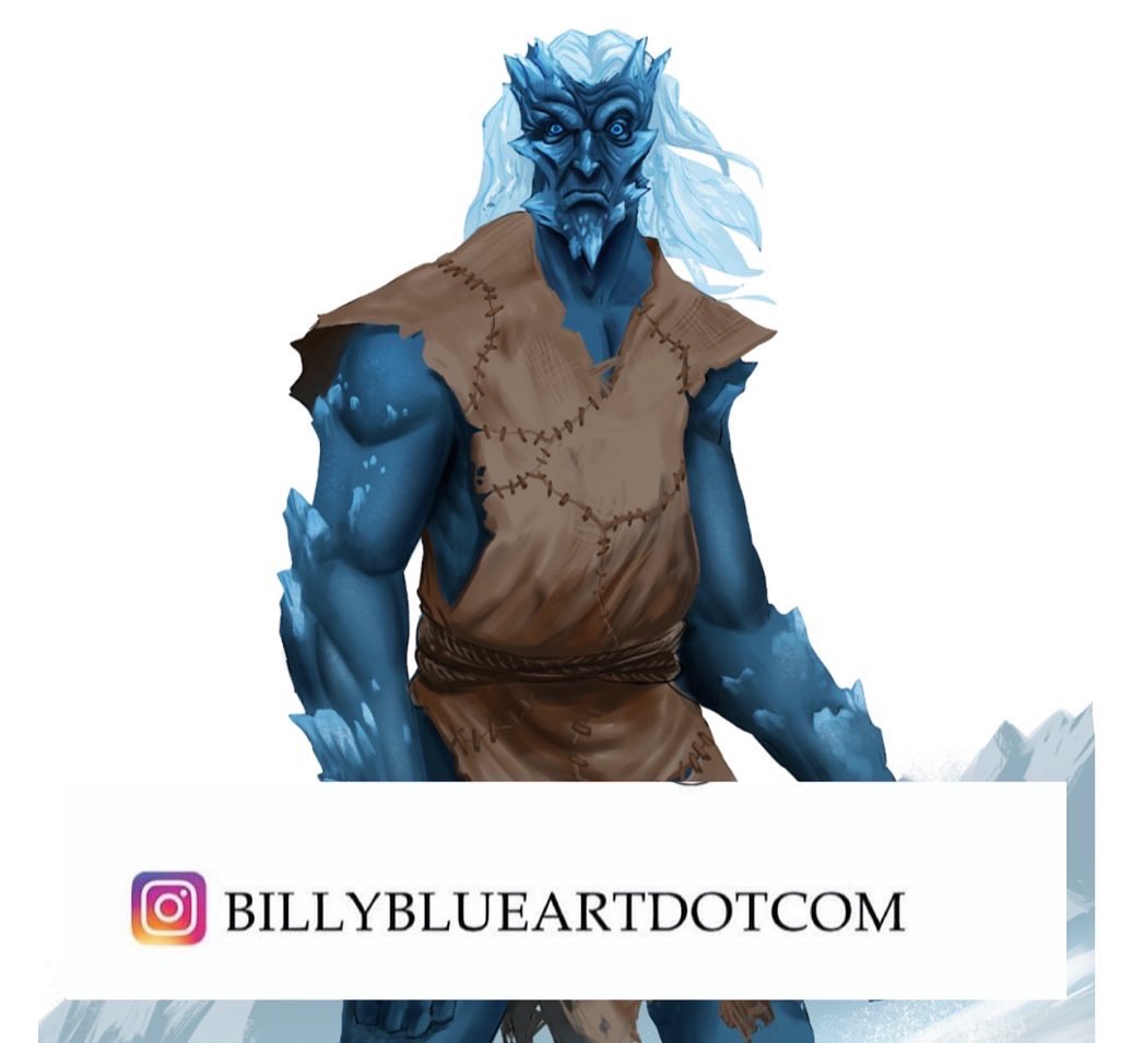 billyblueart's tweet photo. A fun commission for Gaming Ballistic, LLC and their upcoming Nordlond Bestiary https://t.co/rXPZV2x2gp