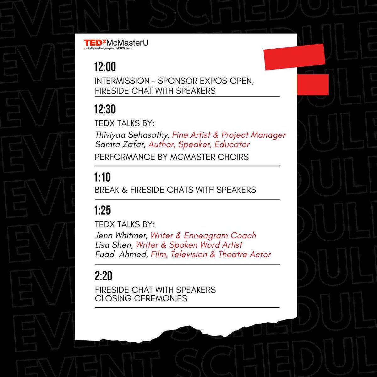 TEDxMcMasterU tweet media