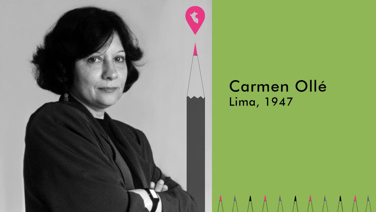 MapaPeruanas's tweet photo. #Mapadeescritorasperuanas | 🔎 Hoy les invitamos a descubrir a #CarmenOllé

Es la escritora peruana viva más importante del siglo XX y uno de los pilares de la literatura peruana junto a Magda Portal y Blanca Varela. https://t.co/XE91ePAKHe