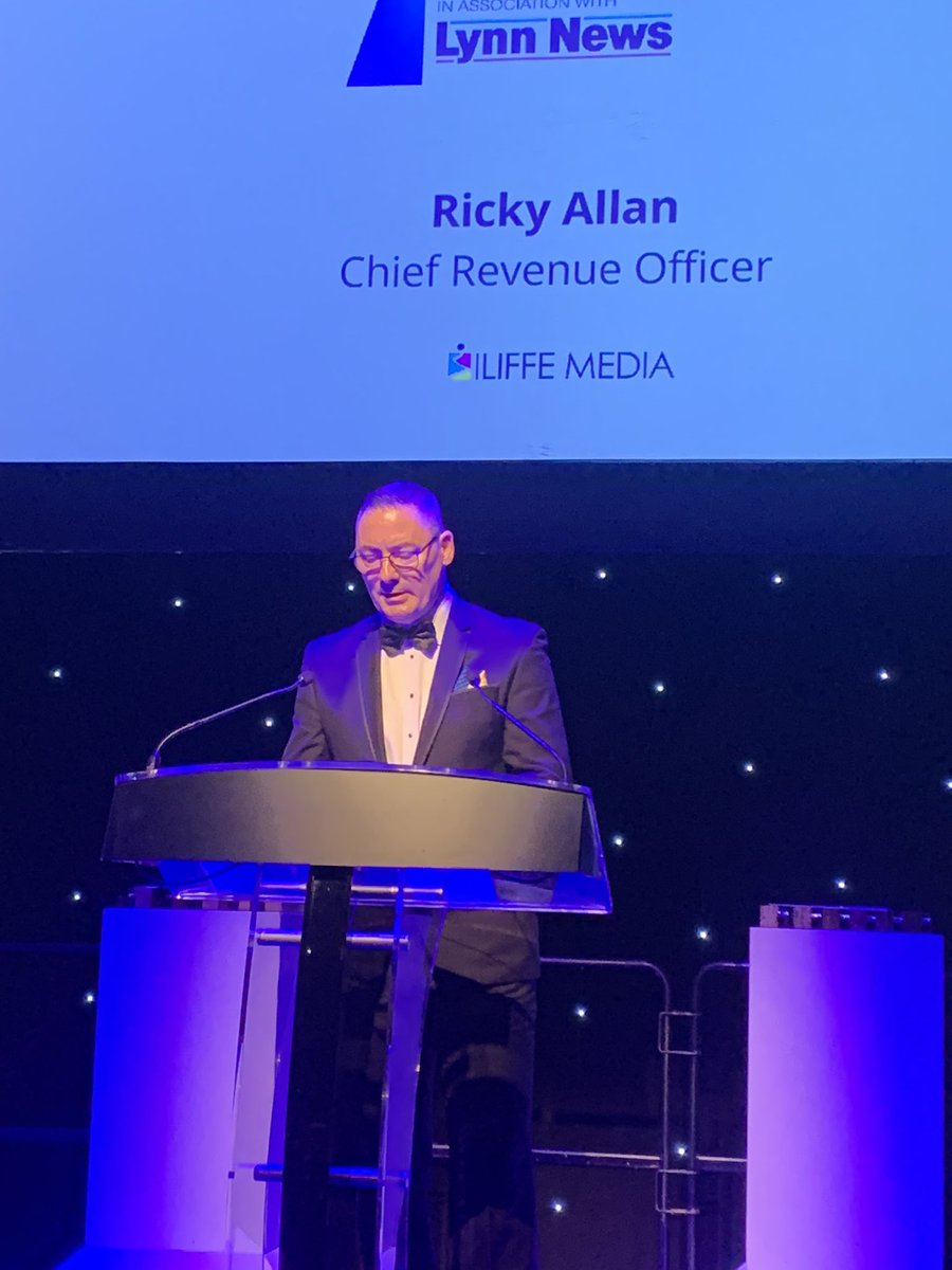 And we’re off! Iliffe’s Chief Revenue Officer, Ricky Allan welcomes us to the 32nd #mayorsbizawards