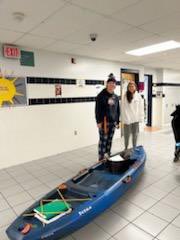 BrianSiesto's tweet photo. VSHS @VictorSchools participated in “anything but a backpack” day today. Sending out a friendly challenge to Mrs. Amy Shannon @bloomfieldshs and Mrs. Logue @CABraves @BravesPrincipal to do this next week! https://t.co/ERfsUzPPbg
