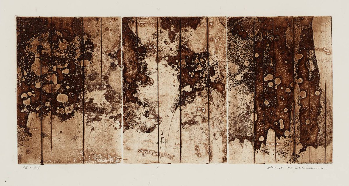 Fred Williams, Landscape Triptych Number 1, 1962 tate.org.uk/art/artworks/w… #tatemuseum #fredwilliams