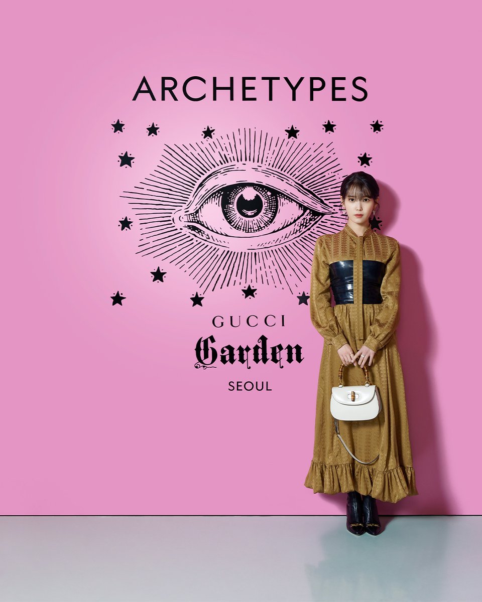 gucci's tweet image. ‘Gucci Garden Archetypes,’ an immersive exploration of the creative vision of #AlessandroMichele, opens its door at the DDP design museum in Seoul. To celebrate its launch, Global Brand Ambassadors #JungjaeLee, #MinaShin and #IU visited the exhibition. #GucciGarden