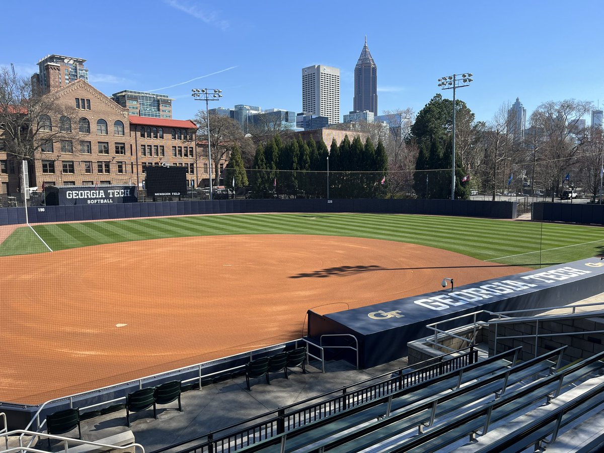 The Mew shining for the conference opener! #BeGold <a href="/GaTechSoftball/">Georgia Tech Softball 🥇🥇🥇🥇🥇</a> <a href="/Coach_A_Mo/">coacн мoraleѕ</a> <a href="/Cmchenry_10/">Connor</a>