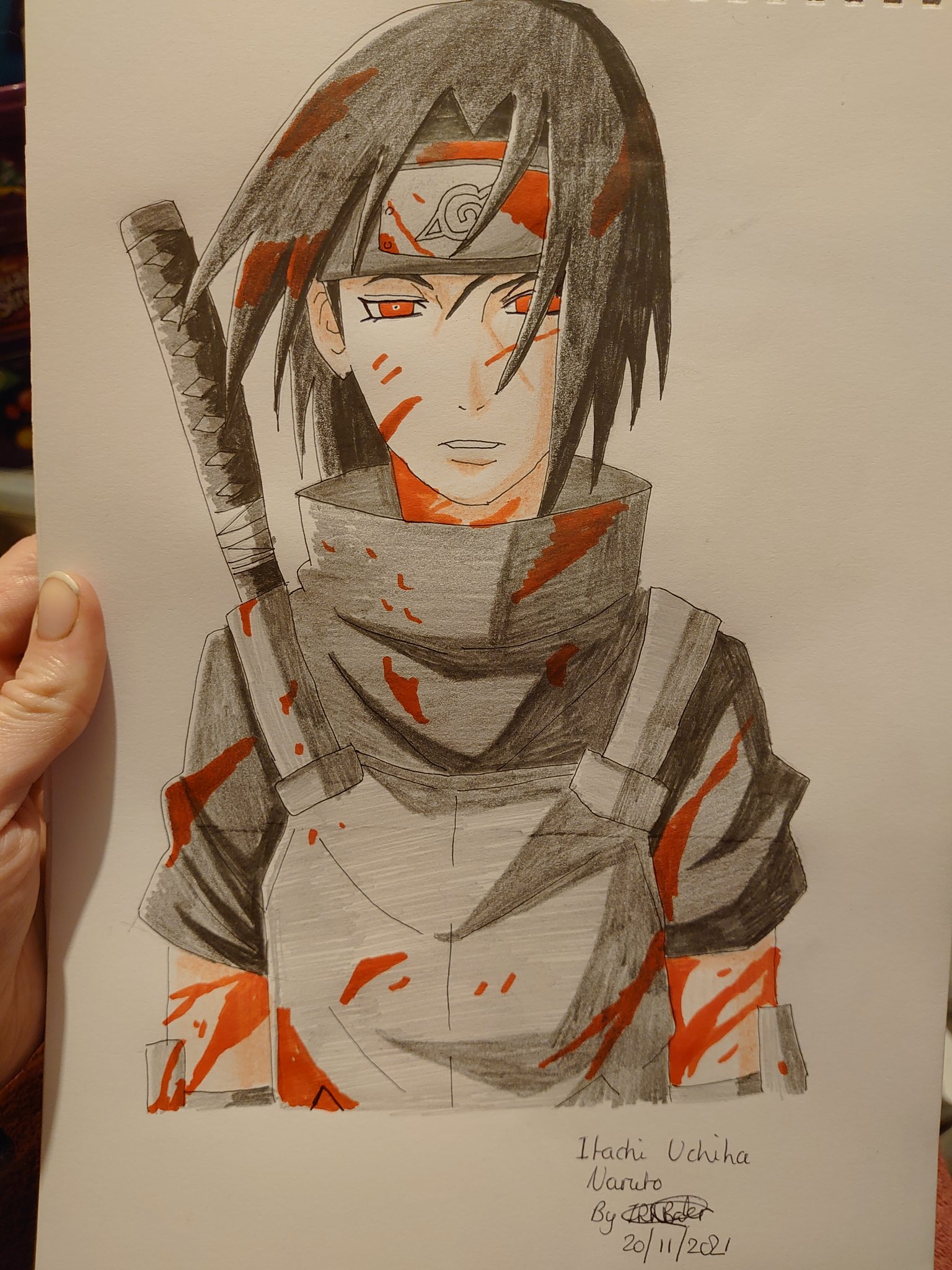 Itachi Uchiha Drawing (Naruto)