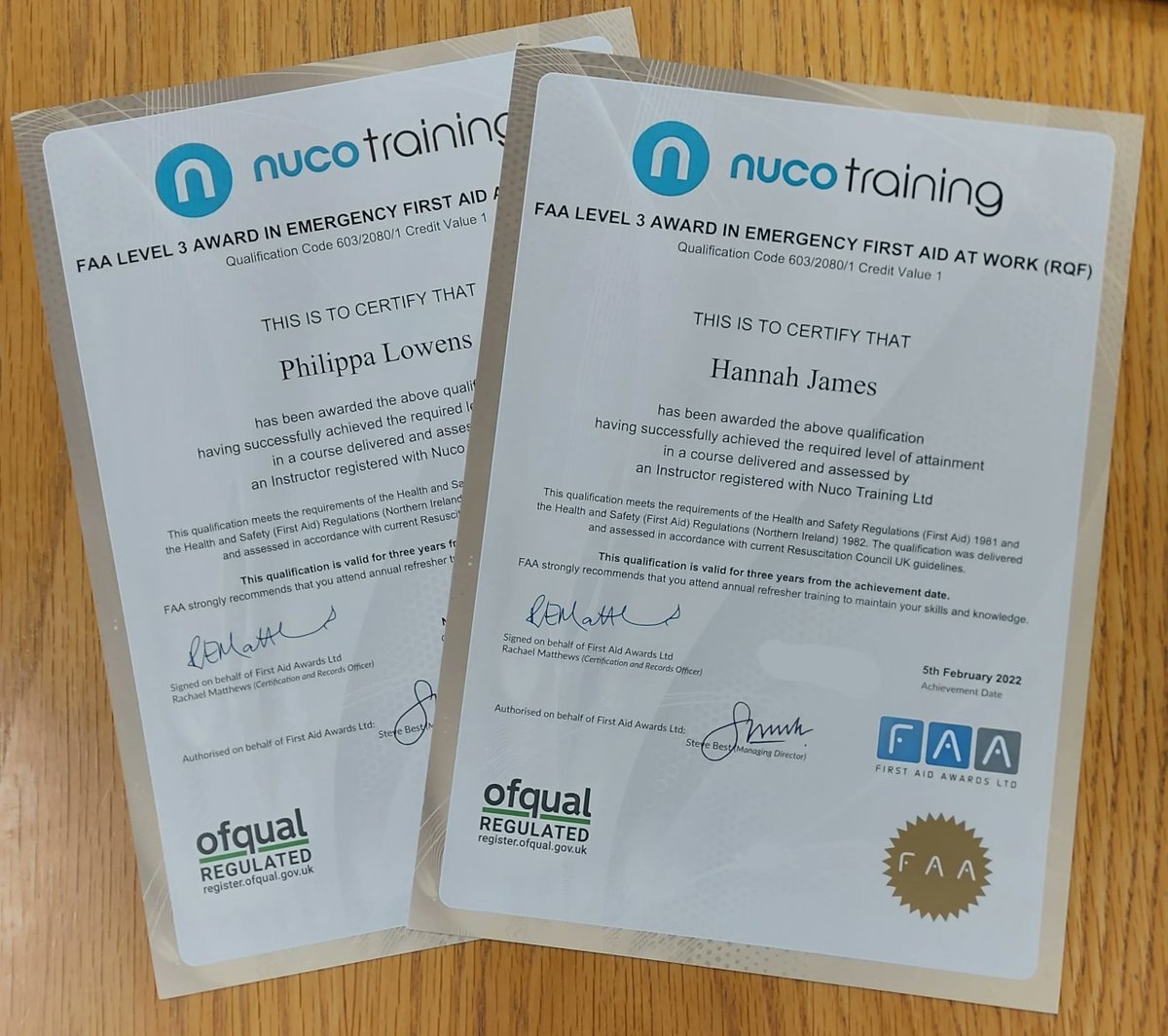 Big thanks to Rhyl BID for giving our staff the opportunity to grow our knowledge and skills! First Aid is a skill that could save a person's life and we are proud to have taken part in the course.