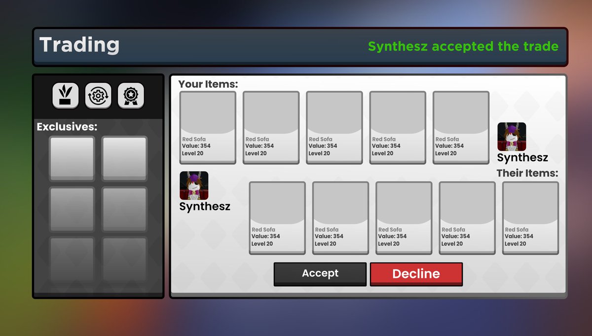 Housing n furnitures UI Theme
#RobloxDev #RobloxUI #RobloxArt