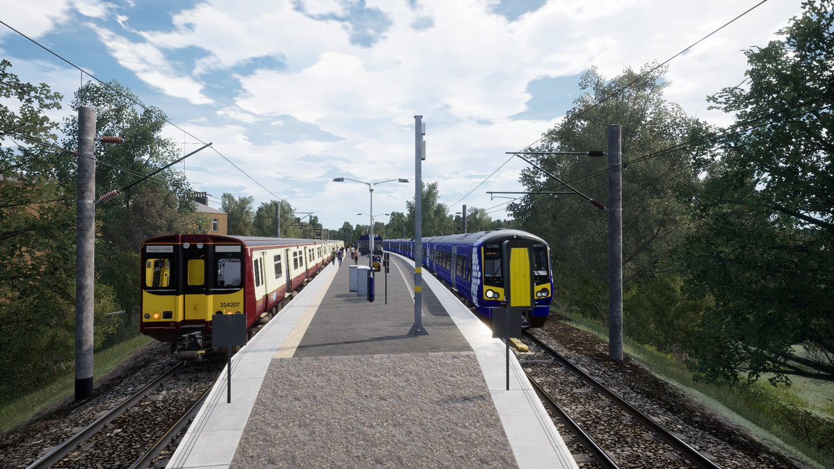 danthetrainman's tweet image. TSW2 - Changing of the guard. #screenshot #class314 #class387 #TrainSimWorld2 #XboxShare