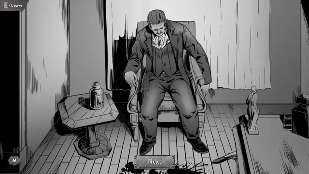 cluesyndicate's tweet photo. First things first: What's this man's condition? 🔍

Hint: There’s a puddle of blood at his feet.

Solve cases in #ClueSyndicate, our multiplayer mystery game:
https://t.co/RsBc4lUIo4

#fridayfun #funfriday #fridayfunday #mystery #indiegame #indiedev #murder #crime #murdermystery https://t.co/E8ro07Xjvf