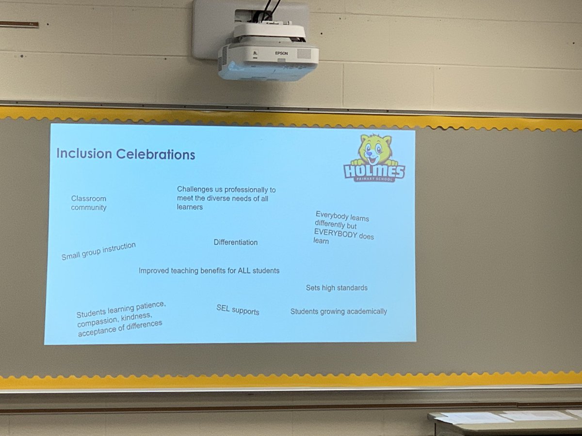The discussion and reflections around dual language and inclusion gave me goose bumps! The teachers’ vulnerability about new learning for Ss social emotional and academic growth was inspiring! #growthmindset ⁦<a href="/MaureenKidd16/">Maureen Kidd</a>⁩ ⁦@SuptNugent⁩ ⁦<a href="/Maercker60/">Maercker School District 60</a>⁩