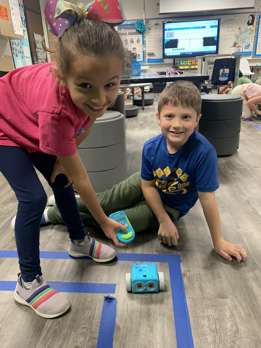 Third grade is having fun on a Friday trying out our new Botley Coding Robots <a href="/HumbleISD_FCE/">Fall Creek Elem</a> <a href="/PrecusGlover/">Precus Glover, M ED</a> <a href="/mrstaylor_fce/">Christina Taylor</a> #transforminglives #FCExcellence