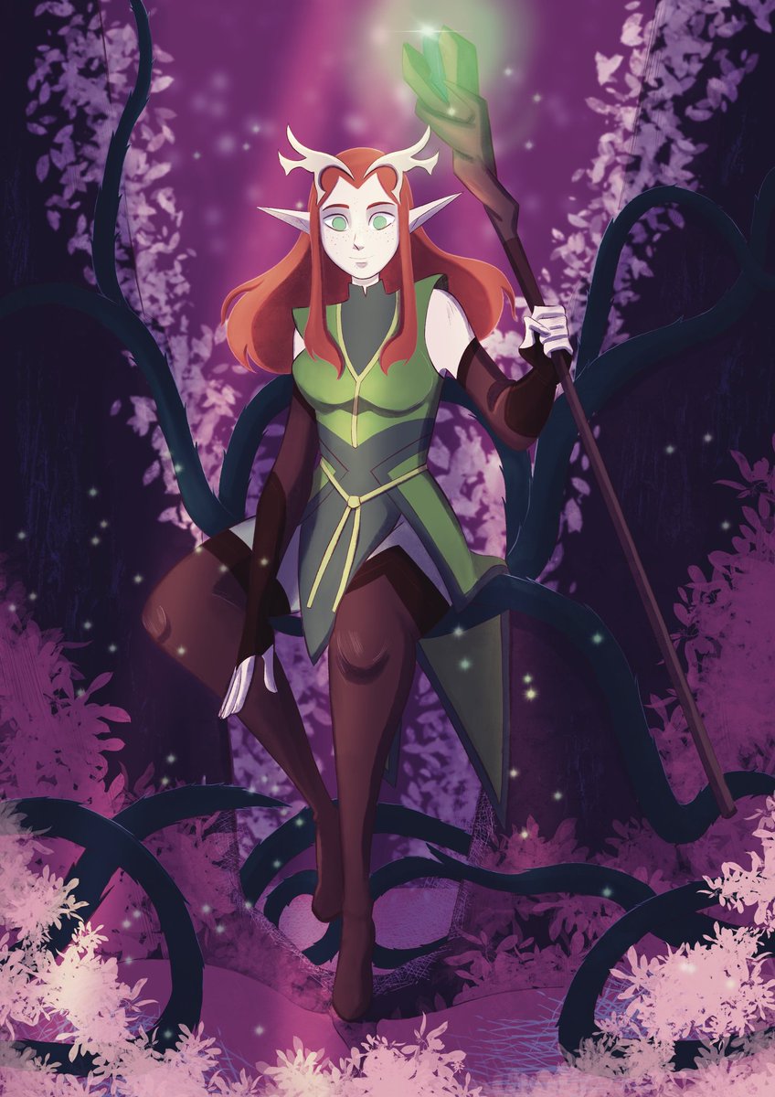 CorvinusKrah's tweet photo. 🌸🌸🌸 #VoxMachina #TheLegendOfVoxMachina #criticalrole #keyleth #marisharay @Marisha_Ray https://t.co/GBeulW6fHE