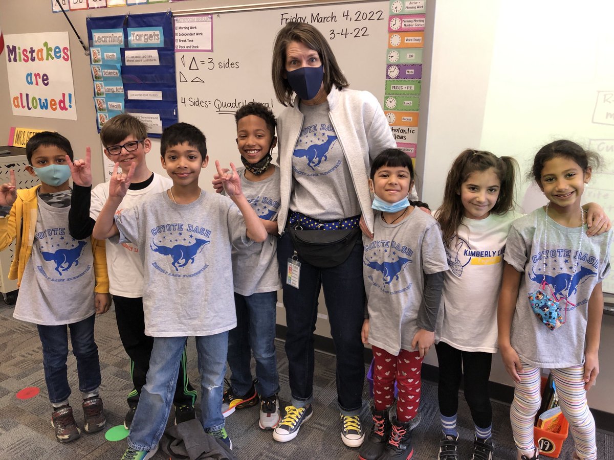 KimberlyLaneWPS's tweet photo. Coyote Pride dress up day for March Madness. Student quote of the day: โItโs like we all have 100 brothers today. We all match.โ #KLRocks https://t.co/mDQ2vqQUVL