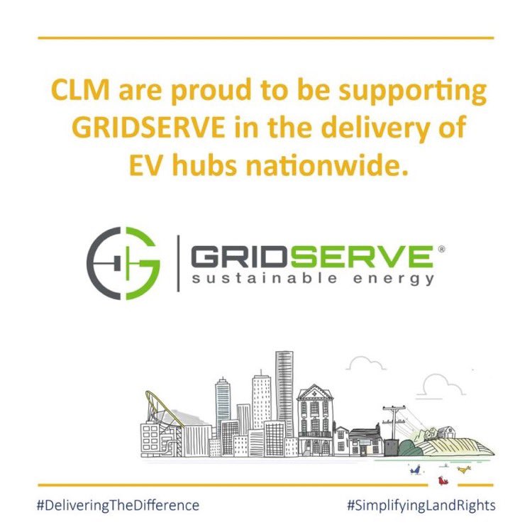 clmltd's tweet photo. Proud to be #DeliveringTheDifference by #SimplifyingLandRights on behalf of @GRIDSERVE_HQ https://t.co/5Hu8atuBLA