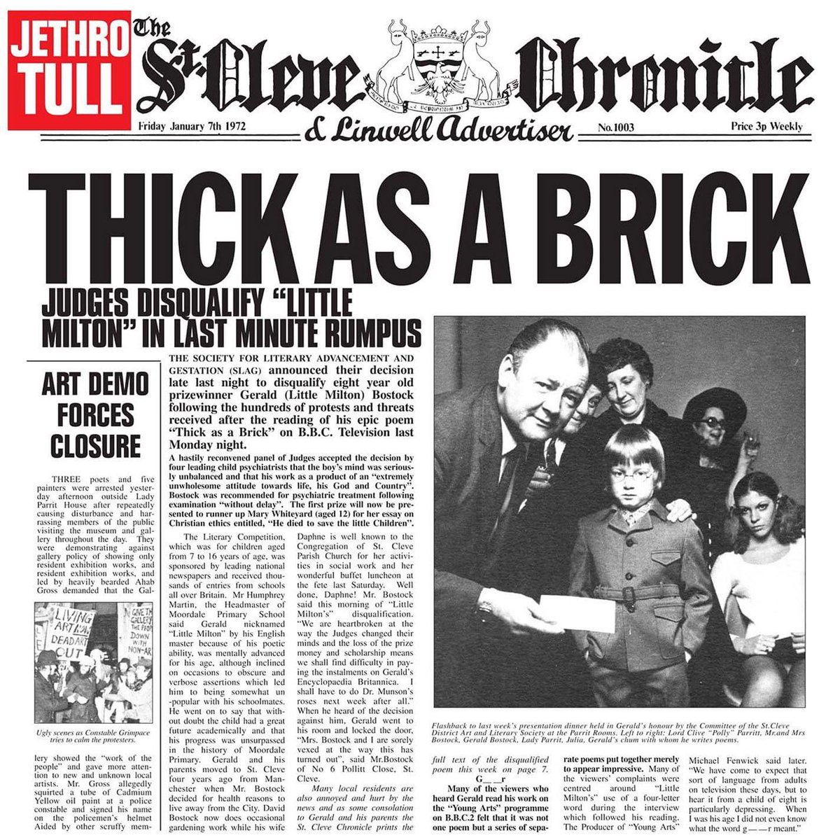 3 Mart 1972
İyi ki doğdun #thickasabrick #jethrotull