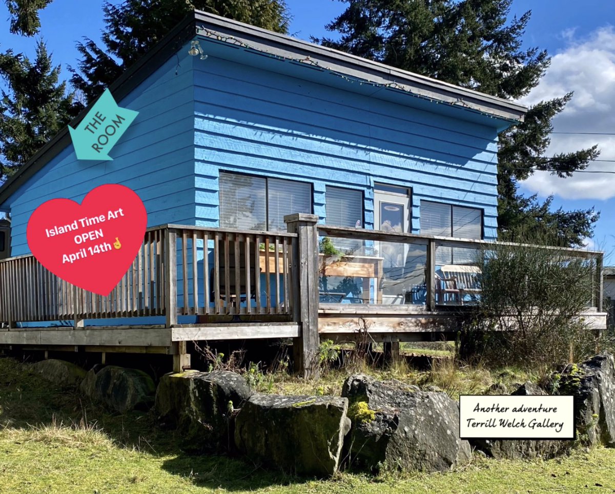 terrillwelch's tweet photo. New Terrill Welch Gallery Art Room Opening Soon…
Opening April 14, 2022, ISLAND TIME ART will be located in the Dragonfly Gallery at 492 Dalton Drive on Mayne Island. 

#IslandTimeArt #ArtRoom #openingsoon #art #westcoast #MayneIsland #SouthernGulfIslands https://t.co/dI0f8Dis3e