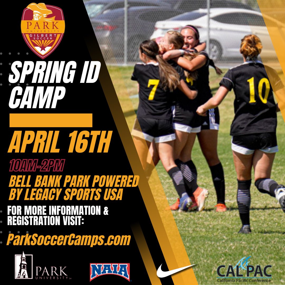 ParkUAZ_WSoccer's tweet photo. 🚨Calling All High School Aged Soccer Athletes 🚨. We’re hosting a ‘Spring ID Camp’ April 16th at Bell Bank Park powered by Legacy Sports USA.
Reserve your place now at https://t.co/szwLdV2YB2 https://t.co/xfHquDbu1R