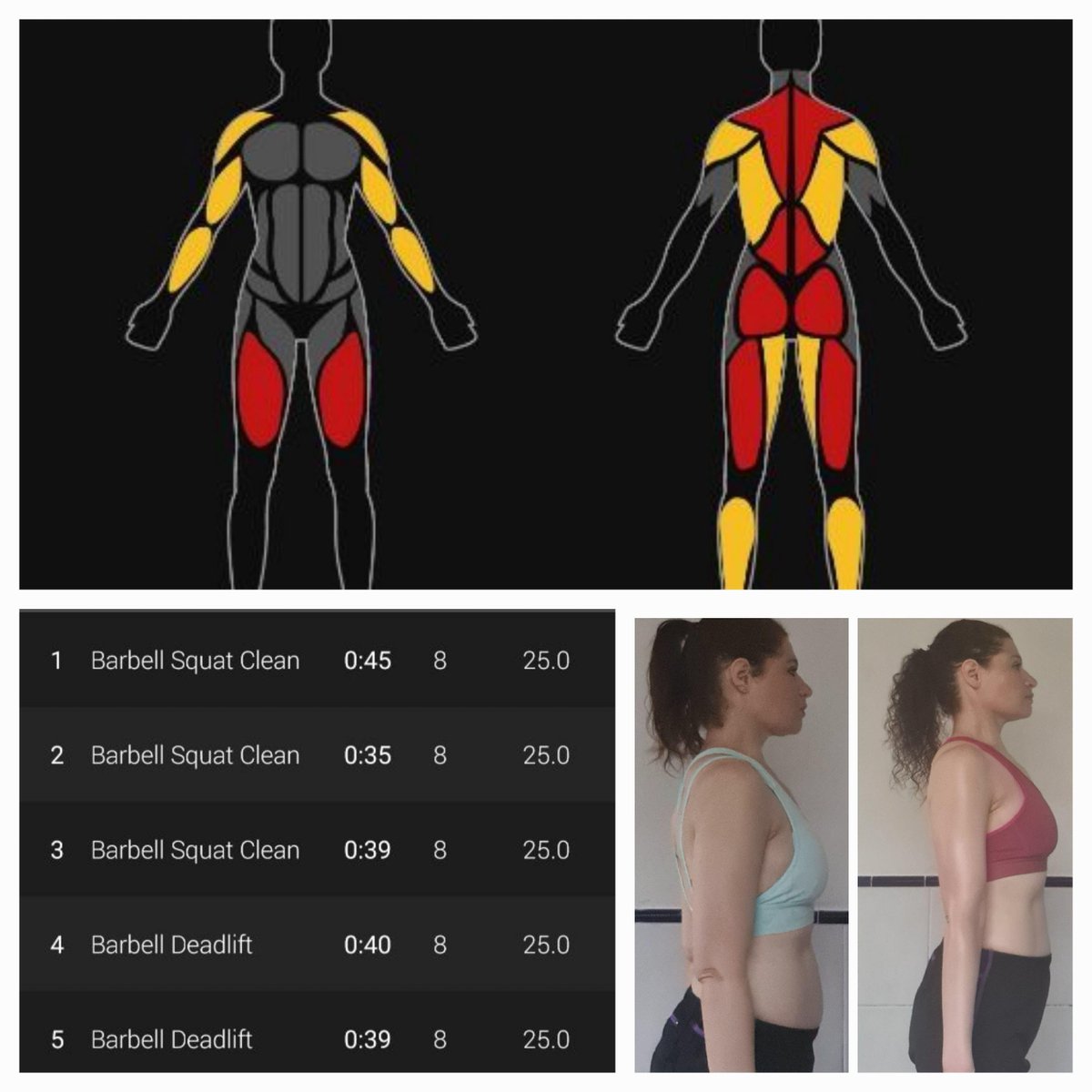 VinnetteP's tweet photo. 8 weeks of #weightlifting  🏋️🏼 has already passed, and I have seen some improvements already! My arms have slimmed down as well as my waist and it has given me a natural boob lift! 🤣1 Year Body Challenge @muscleforlife .  Phase 1 Week 8 Workout 3 Lower Body and Back https://t.co/Jia4Oyjmdl