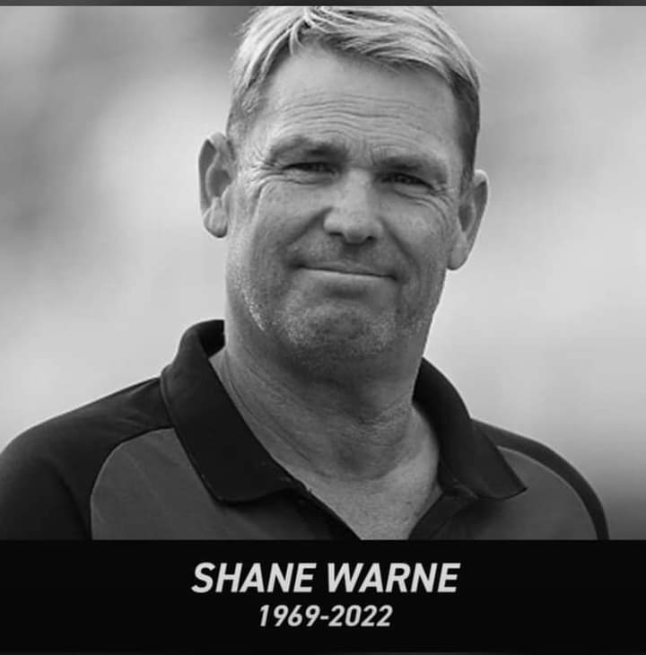 ऑस्ट्रेलिया के दिग्गज लेग स्पिनर गेंदबाज एवं आईपीएल के प्रथम सीजन में अपनी कप्तानी में राजस्थान रॉयल्स को विजेता बनाने वाले शेन वॉर्न के निधन पर विनम्र श्रद्धांजलि अर्पित करता हूं 🙏
अंतिम जोहार।।😭😭😭