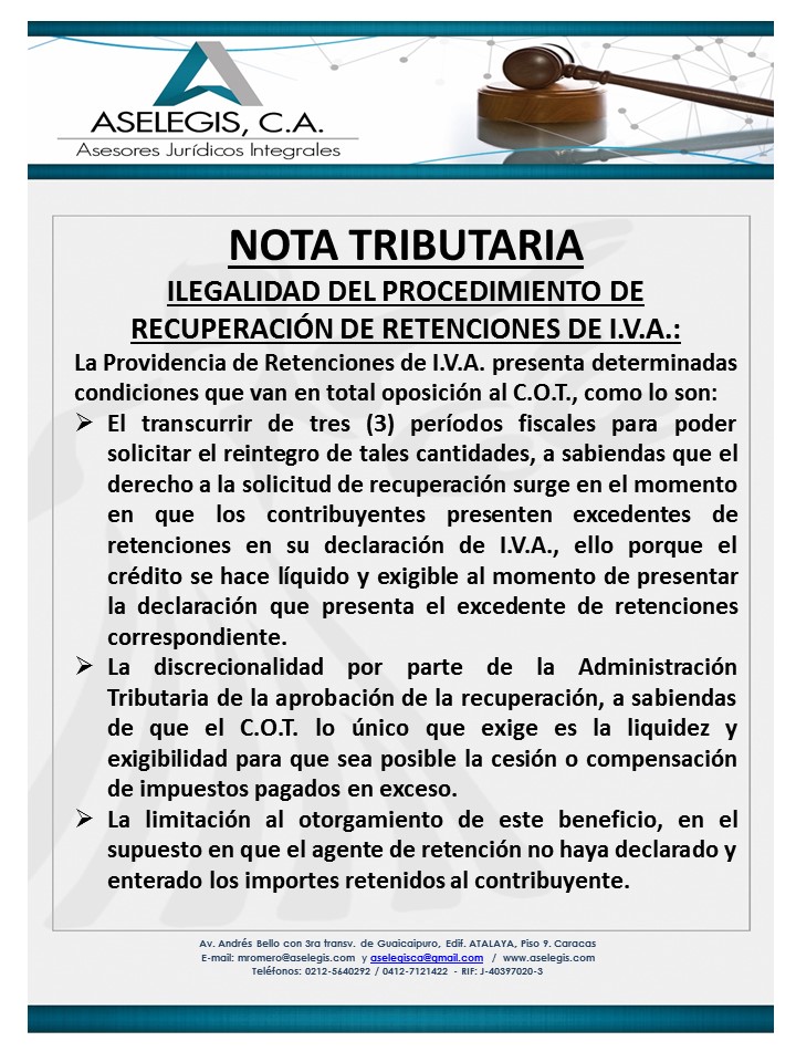 aselegis's tweet photo. #Divulgación #Tributaria #Fiscal #Impuestos #Contabilidad #Seniat #IVA https://t.co/XgeYK2XHST