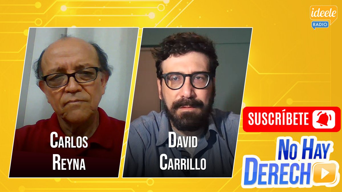 ideeleradio's tweet photo. 📹 [VIDEO] #NoHayDerecho con #GlatzerTuesta [04-03-2022]

▶ Entrevista a #CarlosReyna, sociólogo; #DavidCarrillo, director de teatro.

🔴 #YouTube ➡ https://t.co/APZzBPUSjX

🔵 #Facebook ➡ https://t.co/cpVLdZMODk https://t.co/Mj9YqLuJeZ