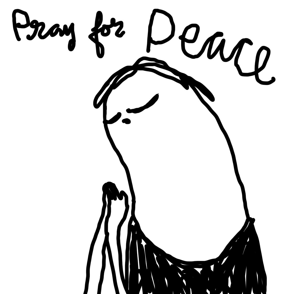What else can we do? 
#PrayForUkraine #StandWithUkraine️  #NoWar #WorldPeace #Nft #NFTartist #nftart #doodle
