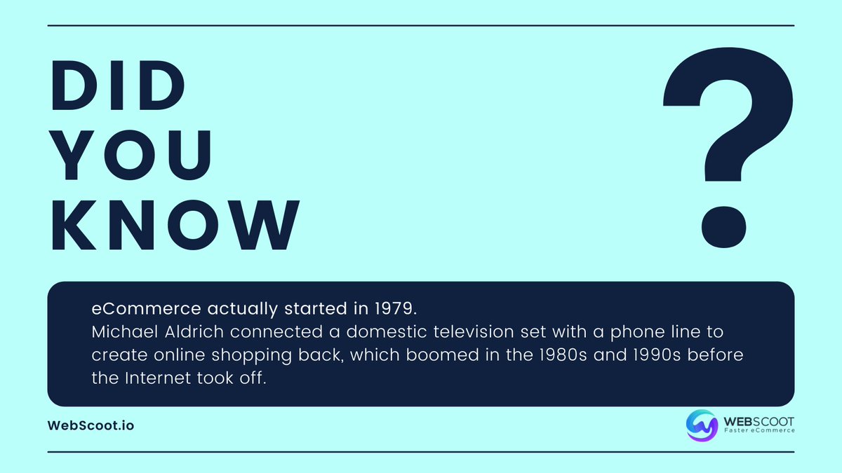webscootio's tweet photo. Fast forward to 2021, retail eCommerce sales amounted to approximately $4.9 trillion worldwide and are predicted to grow by 50% over the next four years, reaching about 7.4 trillion by 2025. 

-
#eCommerce #DidYouKnow #DidYouKnow #ManagedeCommerce #ecommercebusiness #WebHosting https://t.co/K0obTQ1hgw
