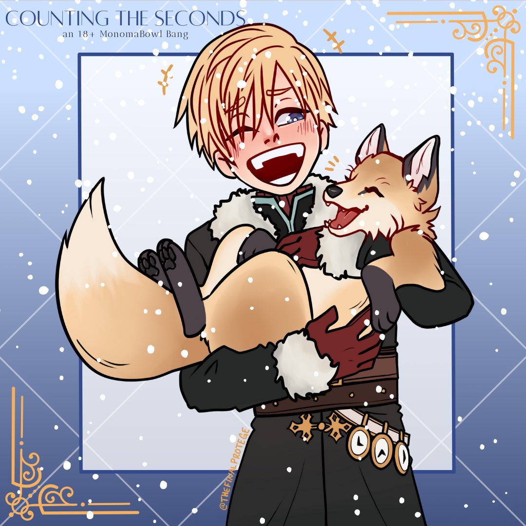 MonomaBowl's tweet photo. ✨Who needs to be in a group shot to be part of the fun?✨

For our last general poll, you determined that Monoma’s animal companion would be a fox, and we couldn’t help but agree. Just look at that winning smile and charming laughter!

Art by the lovely @TheFinalProtege 🦊 https://t.co/JMVVcnTjRt