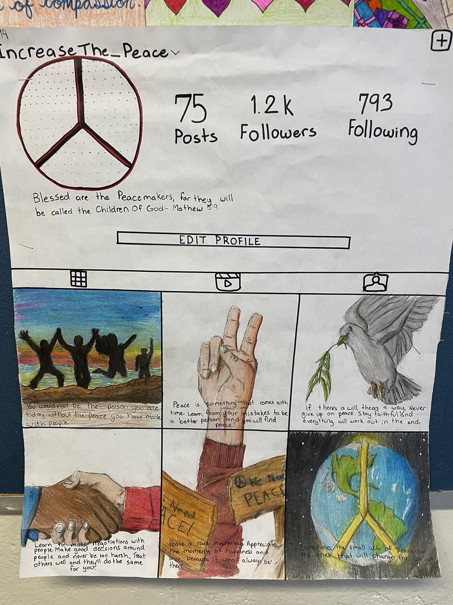 mygrade8squad's tweet photo. Our talented Grade 8 students created Instagram accounts for the Fruits of the Holy Spirit 🍎🍐🍊👏🏻 @SMCDSB_SJA https://t.co/hT9bp7KsOa
