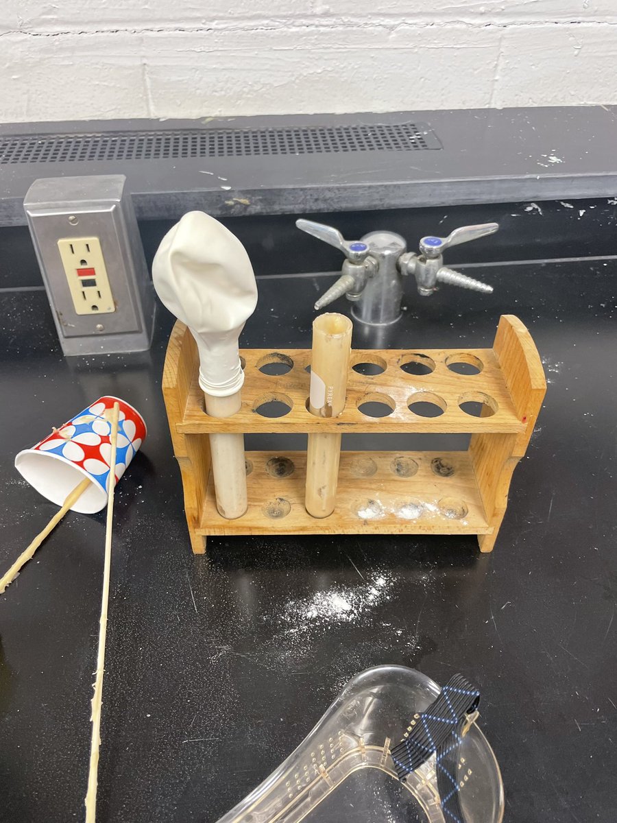 ms_cdee's tweet photo. Today’s lab groups are ROCKING this fermentation lab! Students were so excited to catch CO2 in balloons #happyLABday #theregional https://t.co/WC1tQcDh1W