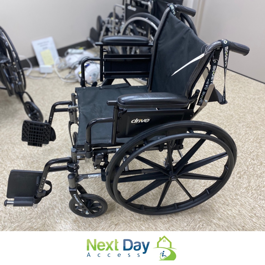 ndamemphis's tweet photo. The Drive Poly-Fly is an affordable standard wheelchair with self-propelled wheels and other reliable features like quick-release wheels, a lightweight yet durable frame, and swing-away footrests. Available for purchase at #NextDayAccessMemphis. https://t.co/NhS5B6xVuR