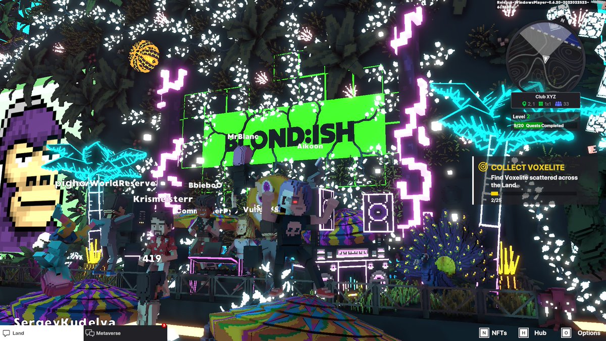 BoomTanetX's tweet photo. @TheSandboxGame @blond_ish I just participated in the daily #SandboxAlphaS2Contest for a chance to earn up to 1,000 $SAND! Day 2 - Dance with Blond:ish. Check out my screenshot below! 👇 #SandboxAlphaS2 https://t.co/q0zX22WeN0