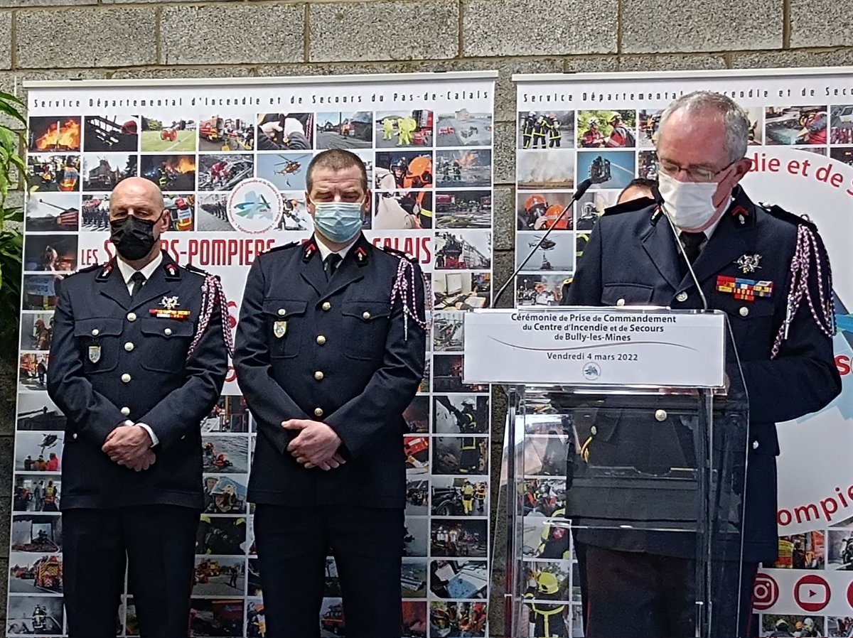 SDIS62's tweet photo. 2/2 Cette cérémonie s'est déroulée en présence notamment de M. Emmanuel CAYRON, directeur de cabinet du @Prefet62, de Mme Cathy APOURCEAU-POLY, sénatrice du Pas-de-Calais et de M. François LEMAIRE, maire de #BullylesMines . @RIGAUDphil https://t.co/HwUmRf5GQJ