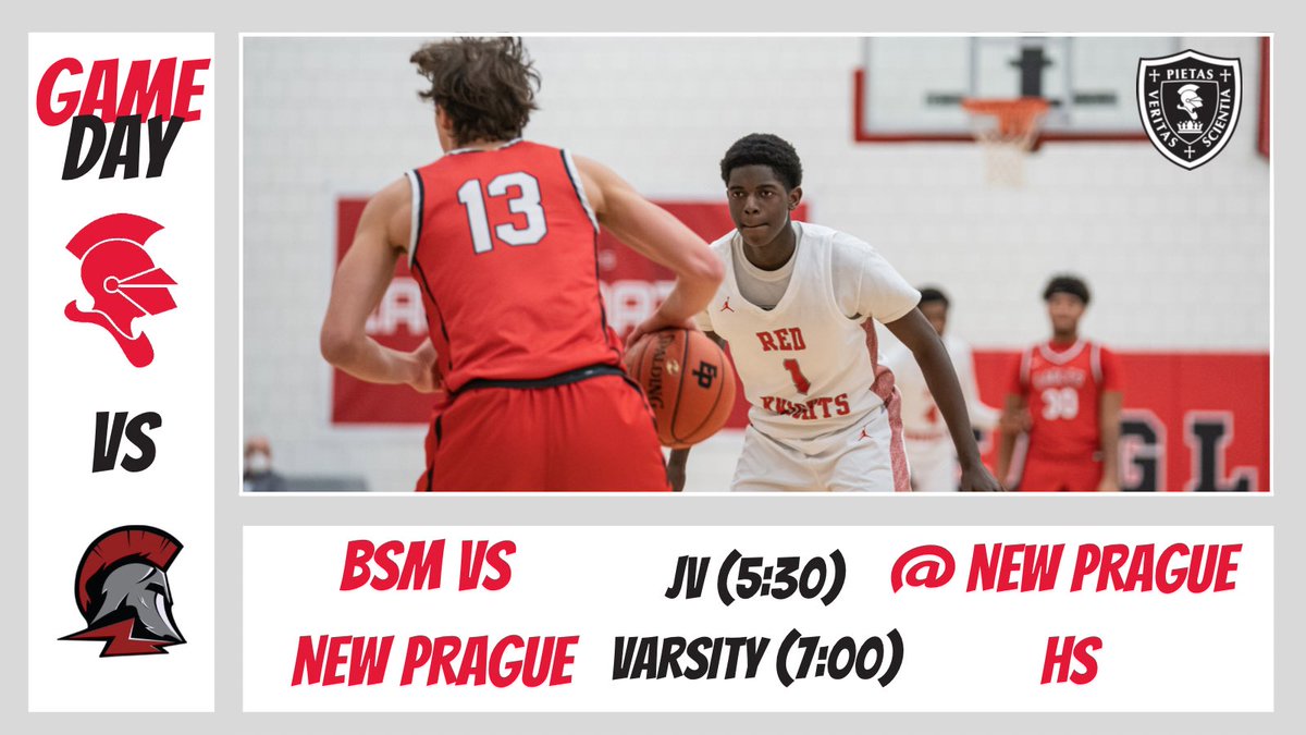 BSM_Basketball's tweet photo. Our final game of the regular season is TONIGHT @ New Prague!
#BSMBasketball https://t.co/XpKrfJk1kl