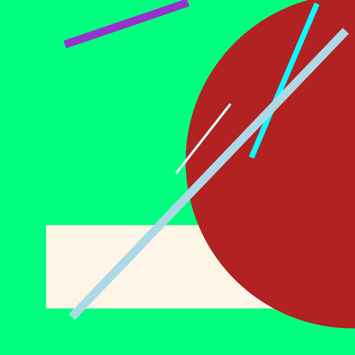MAbstractions's tweet photo. "oglfcdll" contains 2 rectangles, 2 circles, 4 lines, and has a Springgreen background. It boasts a spunk rating of 4.47 &amp; a kick rating of 68.75. Modern Abstractions #3940. #NFTs #nftart #ModernAbstractions https://t.co/HUrOgymB3J