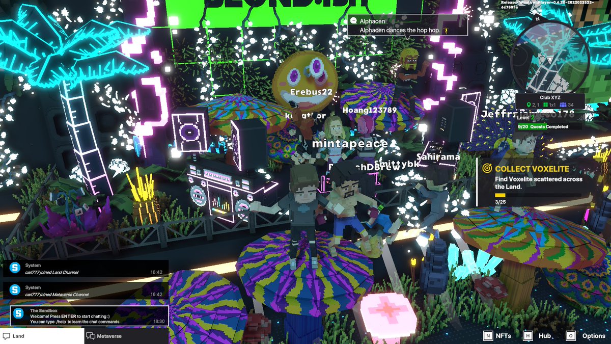 domenNFT's tweet photo. @TheSandboxGame @blond_ish I just participated in the daily #SandboxAlphaS2Contest for a chance to earn up to 1,000 $SAND! Day 2 - Dance with Blond:ish. Check out my screenshot below! 👇 #SandboxAlphaS2 https://t.co/gPCTr37Ry4