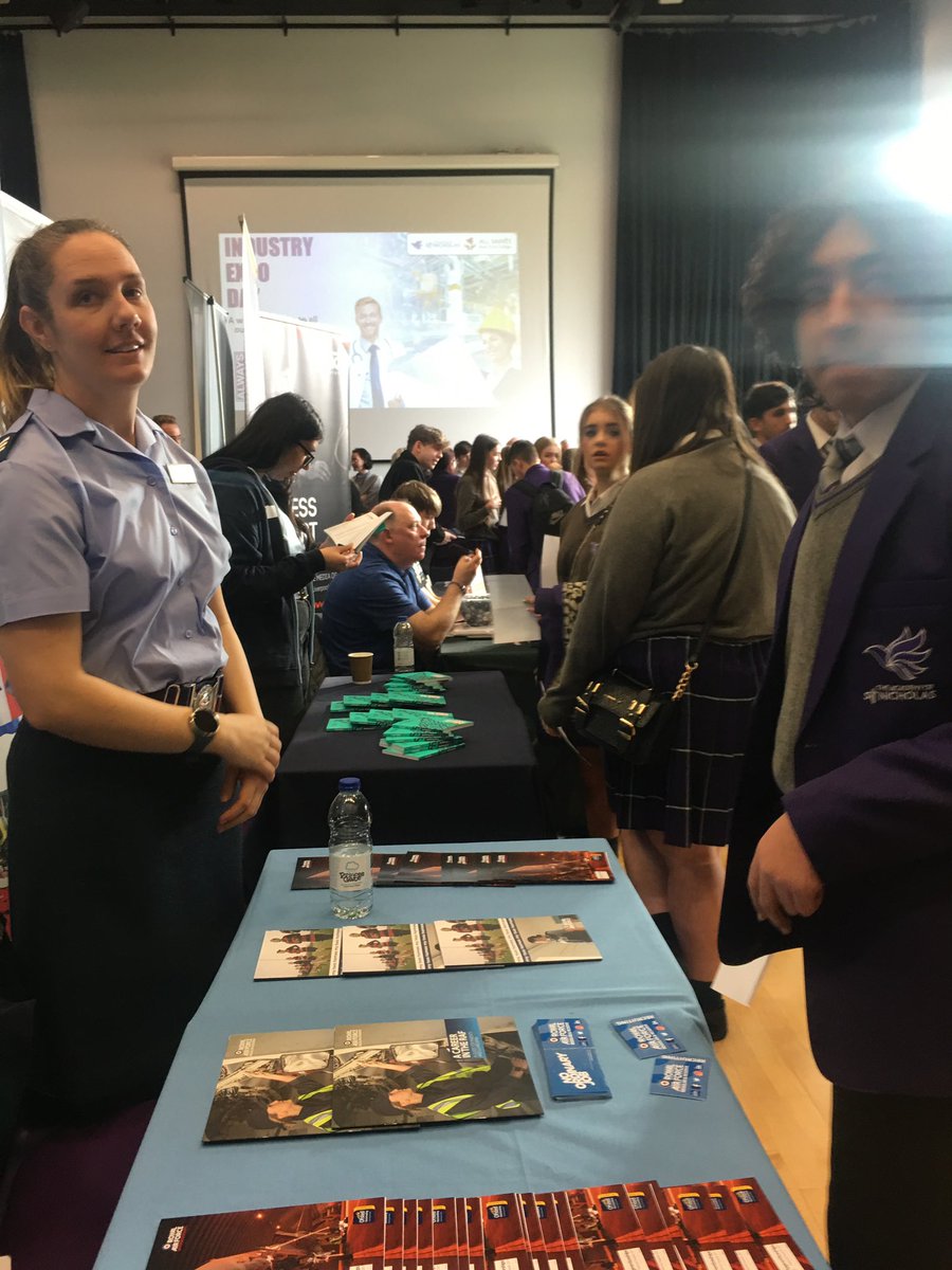 StNicksYear9's tweet photo. Expo day - over 70 employers advising students about future careers. https://t.co/eu8FxKGBcj