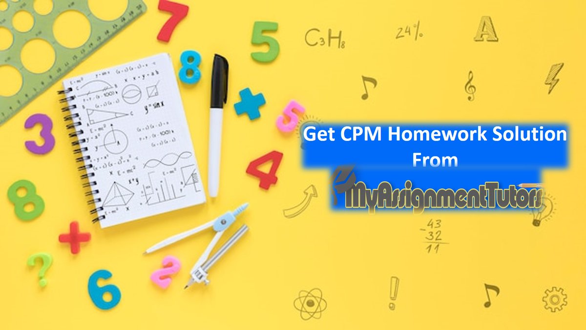 MyTutorsHelp's tweet image. Nowadays, most students prefer to take assignment services for their CPM assignment completion. If you need similar help, contact My Assignment Tutors. And get the best solution through world-class CPM Experts.
Get Here: myassignmenttutors.com/assignment-hel…
#CPMHomeworkSolution #CPM