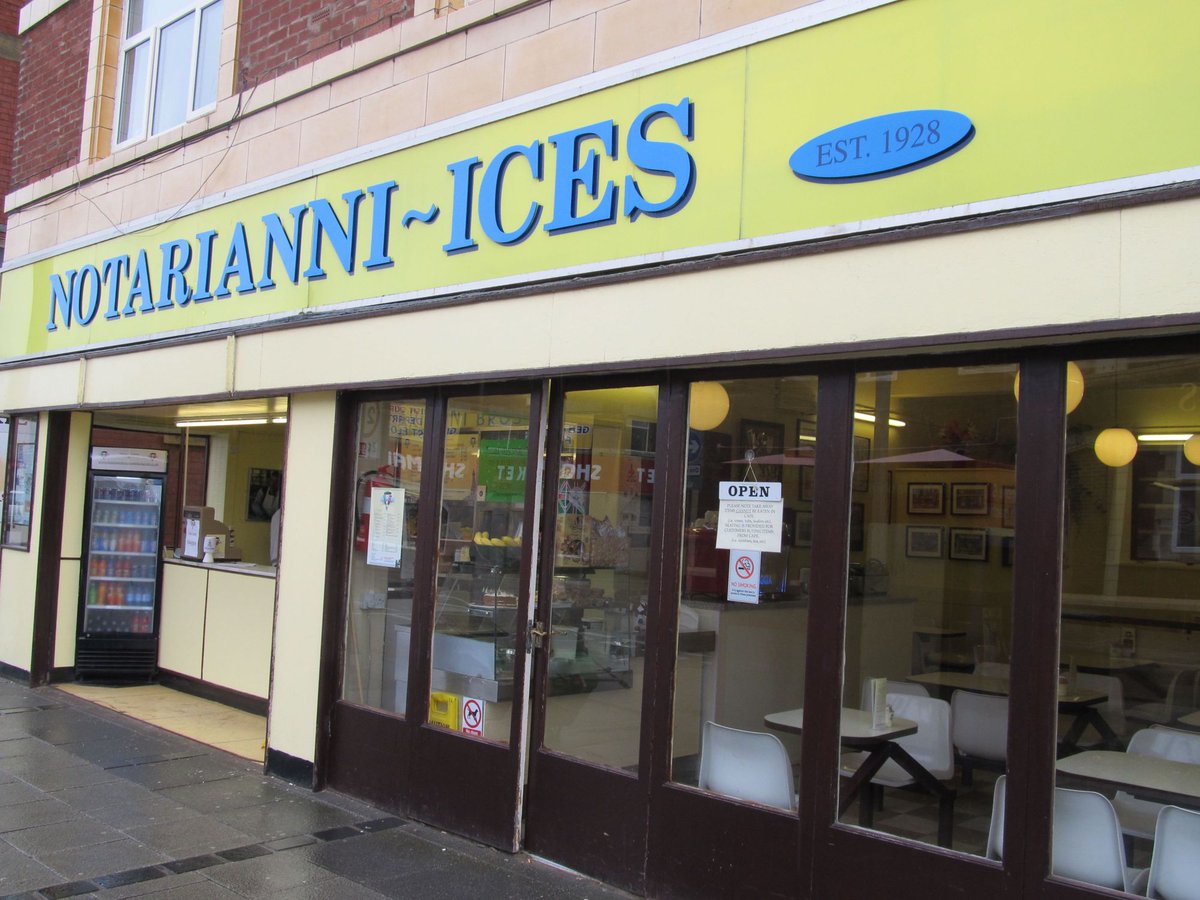 visitBlackpool's tweet photo. It's the news we've all been waiting for - and earlier than expected too! 

@Notarianniices opens its doors for the season TOMORROW (5 March) 🍦

🕛 Mon-Fri: 12-7pm / Sat &amp; Sun: 10-7pm https://t.co/TsVJVkX9Vd