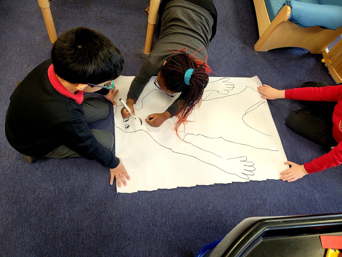 LynburnNurture's tweet photo. Primary 2/3 are enjoying the benefits of Tapping. This morning they were drawing the tapping points on outlines of themselves #EFT #EmotionalAccupressure #RegulationStrategies https://t.co/ms5kWS0hqd