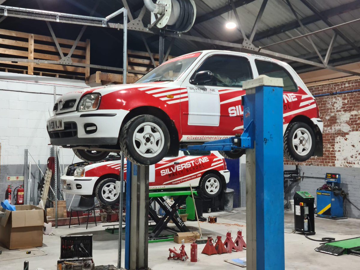 SilverstoneRall's tweet photo. Our new purpose built Micra Rally Cars are having their final checks before they are dispatched to our stage!
https://t.co/QIJcTmipIH
#silverstonerallyschool #srs #learnsomethingnew #rallying #rallycars #handbraketurn #micra #stuntschool #rallyschool https://t.co/2rlkIUvnxT