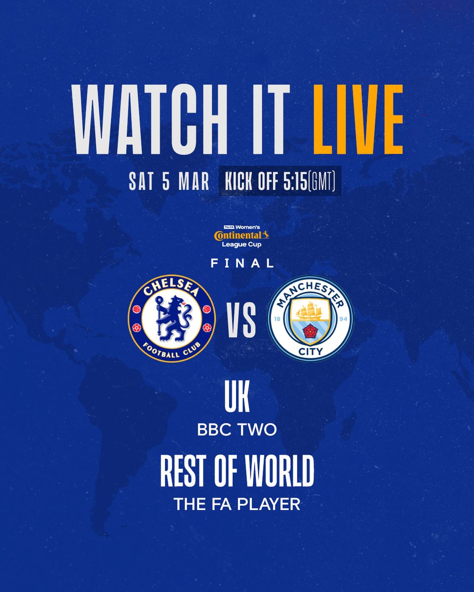 Where in the world are you watching the #ContiCupFinal from today? 🗺 #CFCW