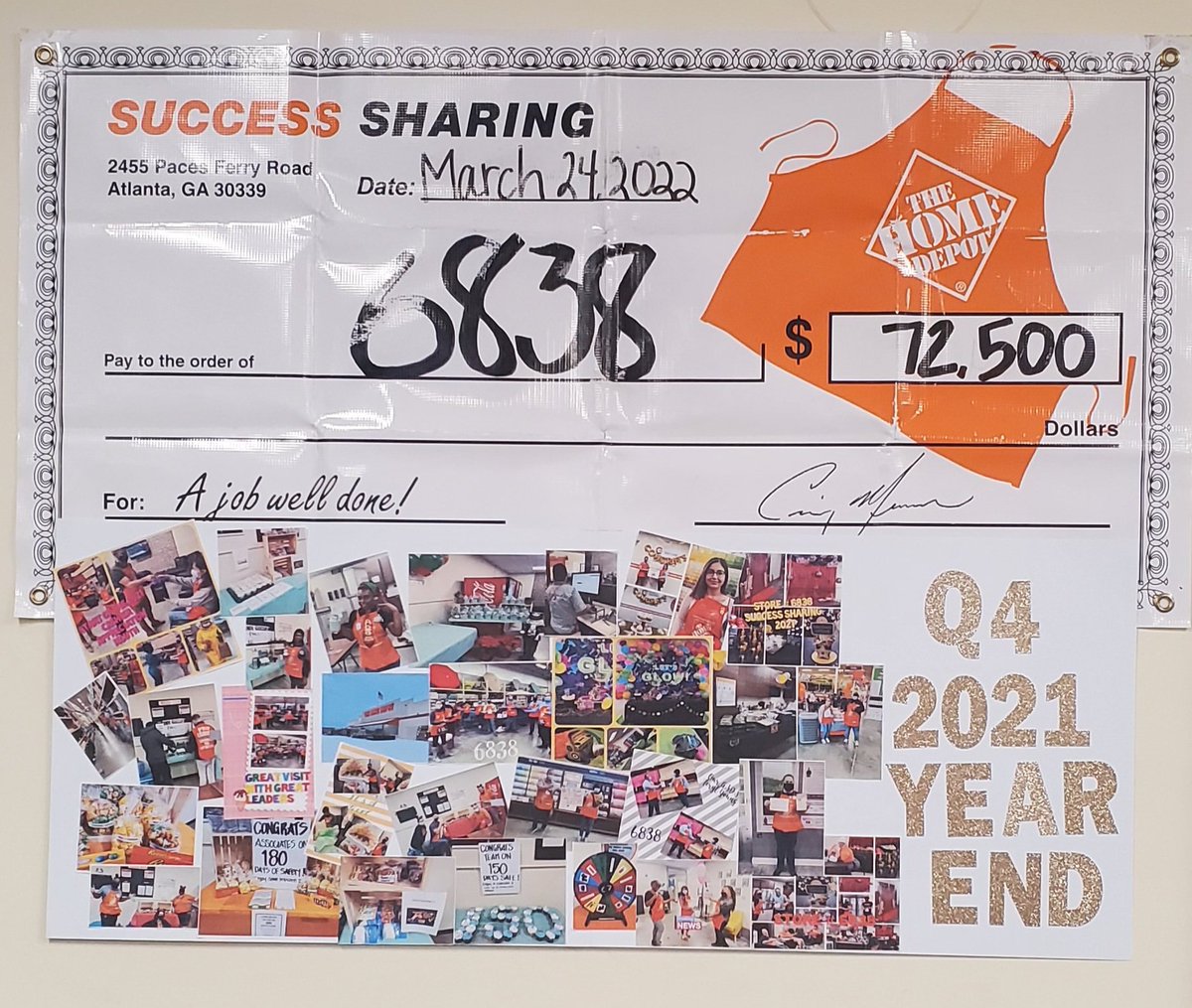 Willowbrook #6838 Celebrating all Month the Success in Q4 2021. Let shout it out to the stars....