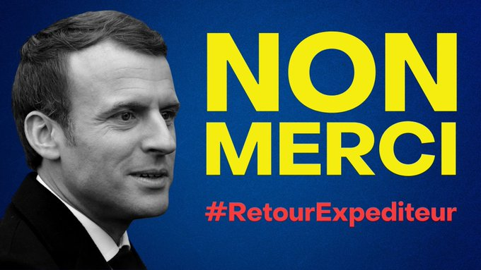 dendir35's tweet photo. Je déteste la chasse et les chasseurs, vous les avez encouragés, vous avez baissé le prix du permis de chasse, vous ne travaillez pas au bien être des animaux.
Pour moi, ce sera donc #RetourExpediteur
#MacronNonMerci car 1autre monde est possible.
Je choisi #MelenchonPresident https://t.co/HUOMHvBLzp